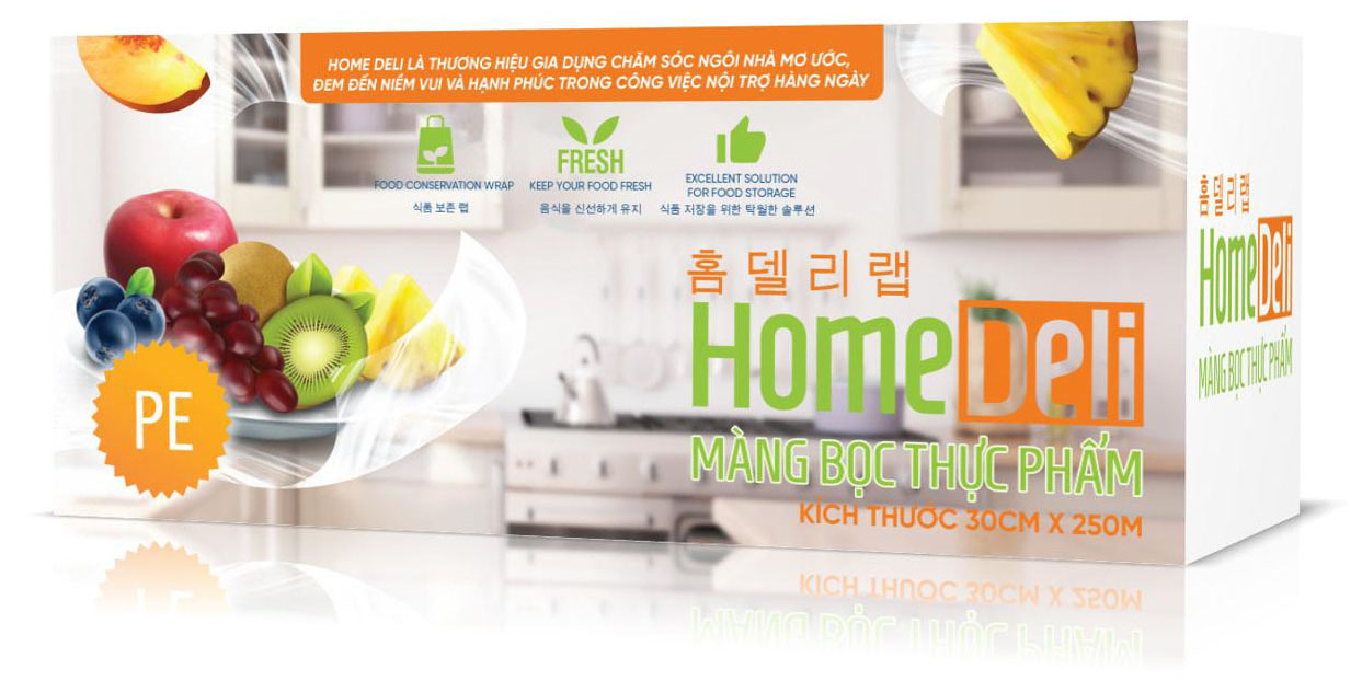 Màng bọc thực phẩm PE Home Deli